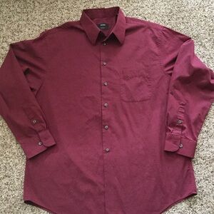 Alfani men's wine colored dress shirt